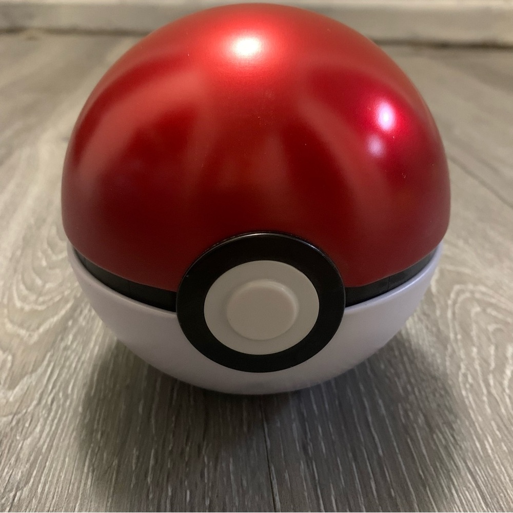 Red and White Poké Ball Toy Tin